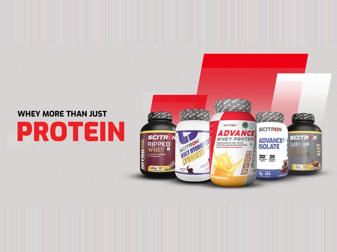 Scitron whey protein range